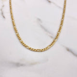 Cadena Figaro 4.9gr / 60cm / 3mm Oro Amarillo +0 $