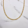Cadena Figaro 2.65gr / 50cm / 2mm Oro Amarillo +1 $
