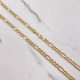 Cadena Figaro 11.45gr / 55cm / 6mm Oro Amarillo +0 $