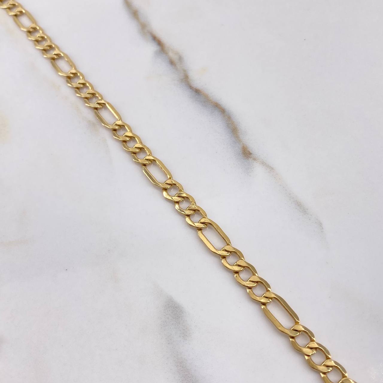 Cadena Figaro 11.45gr / 55cm / 6mm Oro Amarillo +0 $
