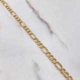 Cadena Figaro 11.45gr / 55cm / 6mm Oro Amarillo +0 $