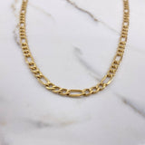 Cadena Figaro 11.45gr / 55cm / 6mm Oro Amarillo +0 $