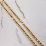 Cadena Lazo 14.05gr / 60cm / 5mm Oro Amarillo +3 $