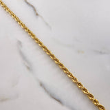Cadena Lazo 14.25gr / 60cm / 5mm Oro Amarillo +3