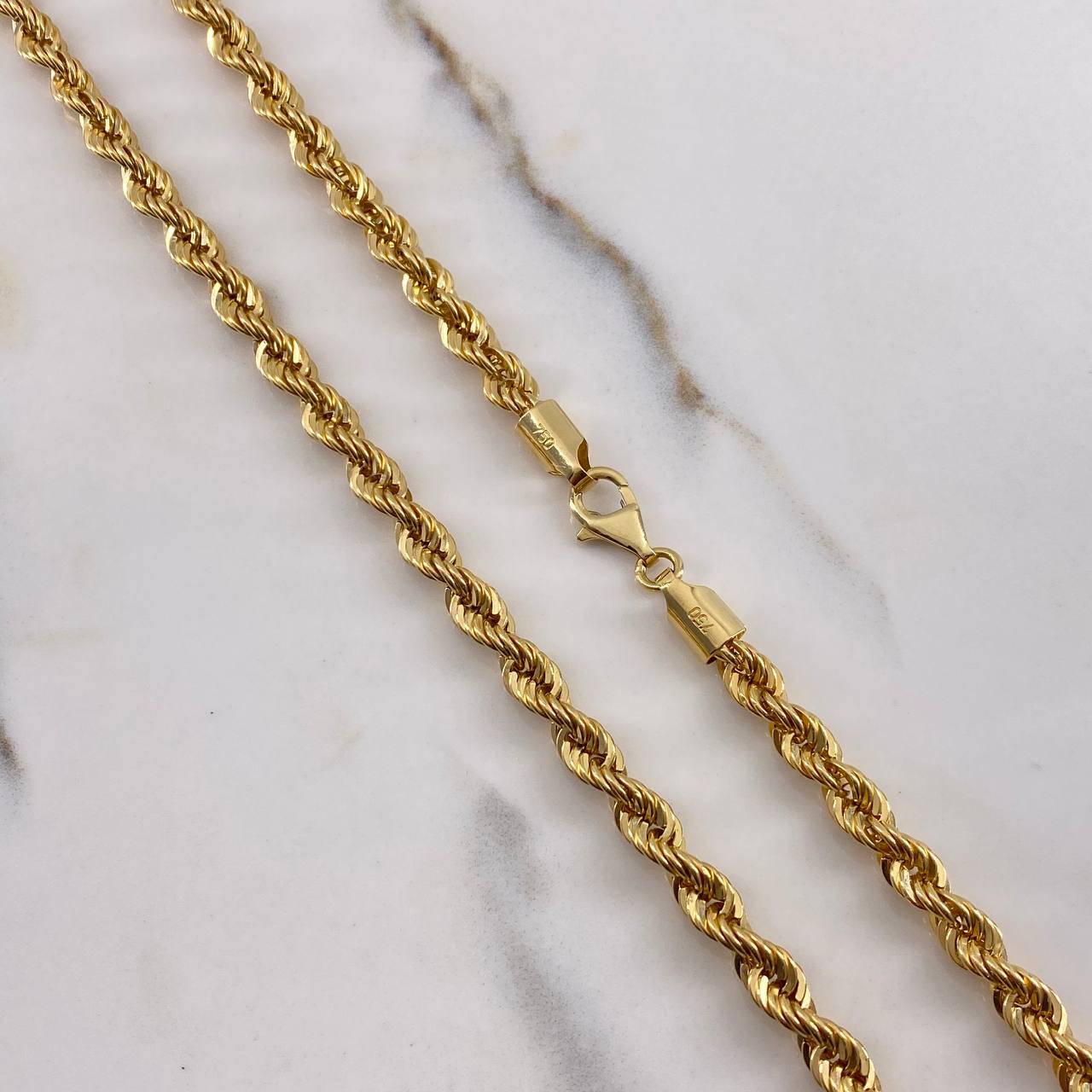 Cadena Lazo 14.25gr / 60cm / 5mm Oro Amarillo +3