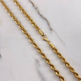 Cadena Lazo 14.25gr / 60cm / 5mm Oro Amarillo +3