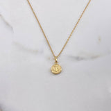 Cadena Singapur 0.85gr / 45cm + Dije San Benito 0.4gr / 1.6cm / Oro Amarillo (Oferta) $