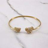 Pulso Abrazo Osos 8.35gr / 17cm / Circones Blancos Negros Oro Amarillo