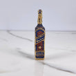 Dije Botella Blu Label 13.7gr / 5cm / Circones Azules Naranjas Oro Amarillo &