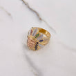 Anillo Indio 12gr / T10 1/2 / Circones Colores Tres Oros $