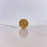Herraje Virgen de Guadalupe Tambor 0.75gr / 1.2cm / Troquelado Oro Amarillo $