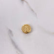 Herraje Virgen de Guadalupe Tambor 0.75gr / 1.2cm / Troquelado Oro Amarillo $