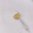 Herraje San Miguel Arcángel Tambor 0.55gr / 1cm / Troquelado Oro Amarillo $