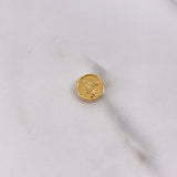 Herraje San Miguel Arcángel Tambor 0.55gr / 1cm / Troquelado Oro Amarillo $