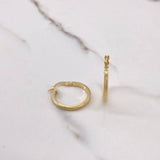 Candongas Tribal 1.65gr / 2.3cm / Oro Amarillo $