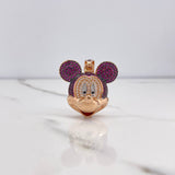 Dije Raton 7.55gr / 3cm / Circones Blancos Fucsias Negros Oro Rosa (Oferta) $