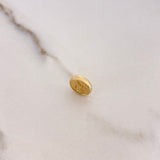 Herraje San Miguel Arcángel Tambor 0.55gr / 1cm / Troquelado Oro Amarillo $