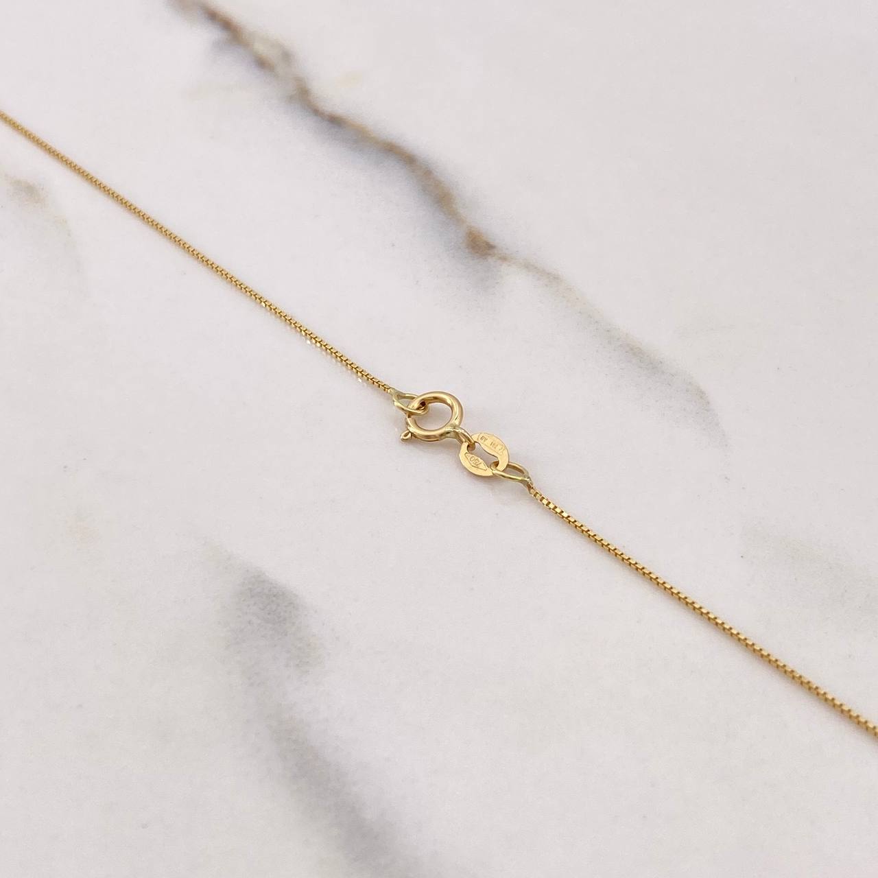 Cadena Veneciana 1.4gr / 50cm + Dije Tortuga 0.5gr / 1.4cm / Oro Amarillo (Oferta) $