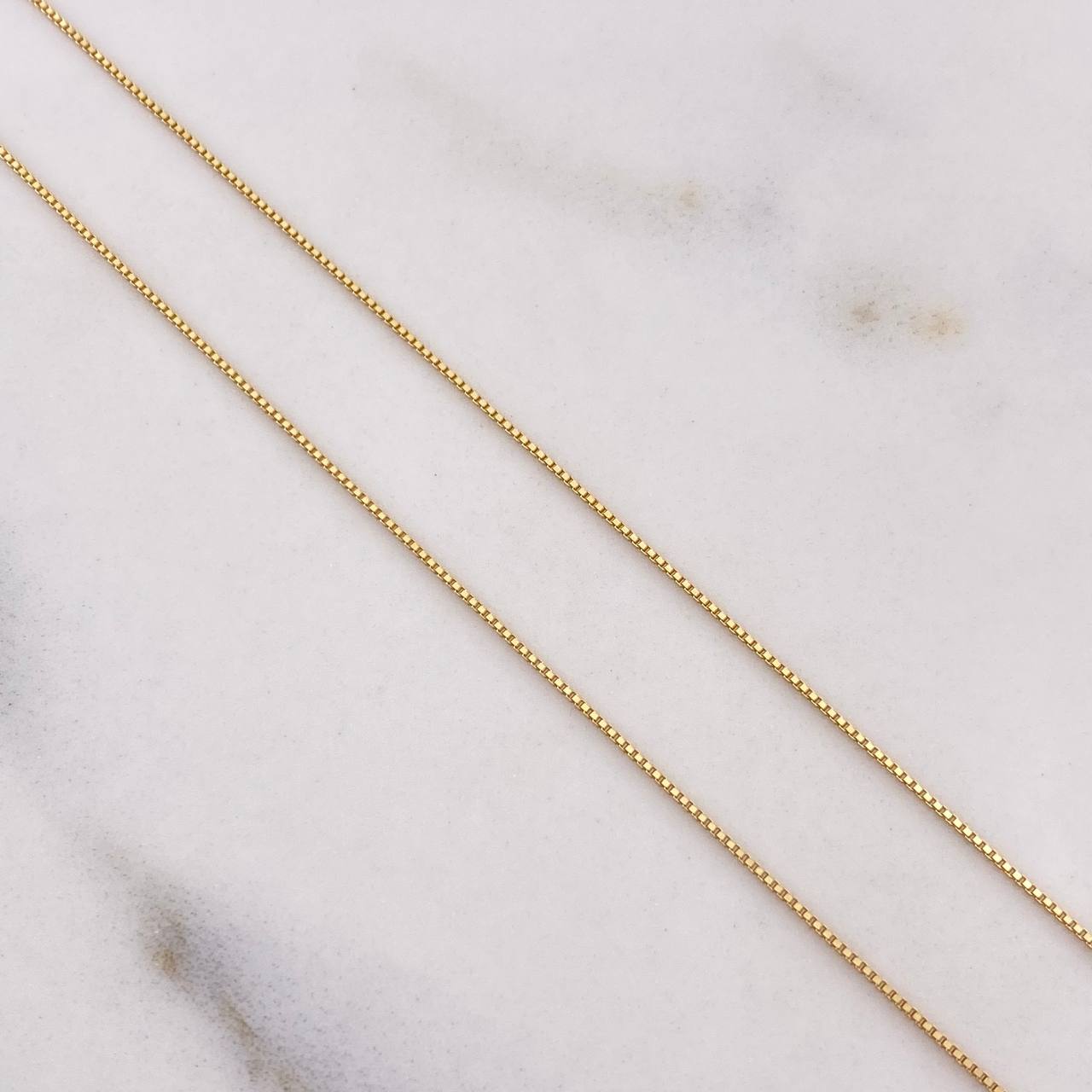 Cadena Veneciana 1.4gr / 50cm + Dije Bolsa Dinero 0.4gr / 1.8cm / Oro Amarillo (Oferta) $