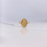 Herraje Virgen Del Carmen 0.8gr / 1.5cm / Troquelado Dos Oros Amarillo Rosa $