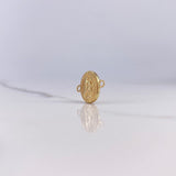 Herraje Virgen Del Carmen 0.8gr / 1.5cm / Troquelado Dos Oros Amarillo Rosa $