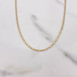 Cadena Escalera Plana 2.1gr / 50cm / 1mm Tres Oros +3 $