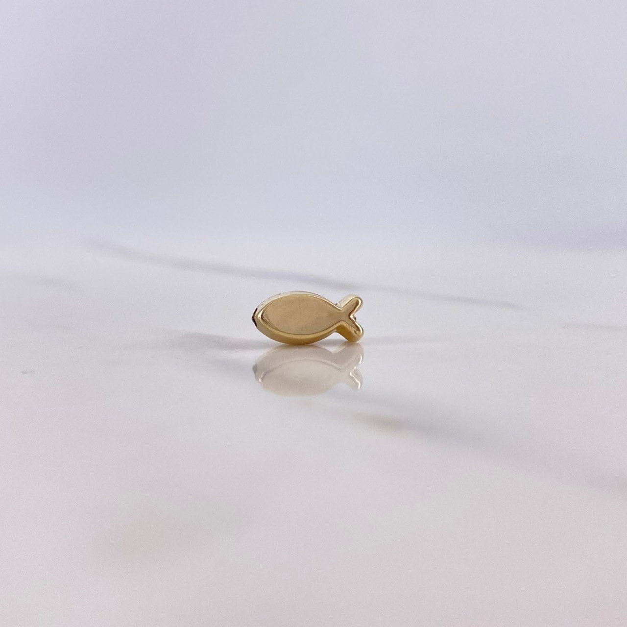Herraje Pez 0.3gr / 1cm / Lisa Oro Amarillo &