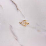 Herraje Ancla 1.7gr / 2.4cm / Liso Oro Amarillo $