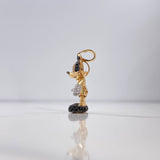 Dije Raton Articulado 6.8gr / 3.5cm / Circones Blancos Negros Fucsias Oro Amarillo (Oferta)$