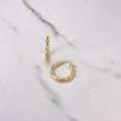 Candongas Deis 2.4gr / 2.2cm / Rayadas Entorchadas Oro Amarillo &