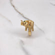 Anillo Elefante 7.55gr / T7 1/2 / Circones Blancos Verdes Naranjas Negros Oro Amarillo &