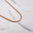 Cadena Lazo 4.35gr / 50cm / 3mm Oro Rosa +3 $