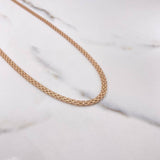 Cadena China 4.15gr / 45cm / 4mm Oro Rosa +0 &