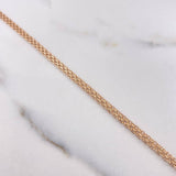 Cadena China 4.15gr / 45cm / 4mm Oro Rosa +0 &