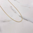 Cadena Escalera Plana 1.95gr / 50cm / 1mm Oro Amarillo +3 &