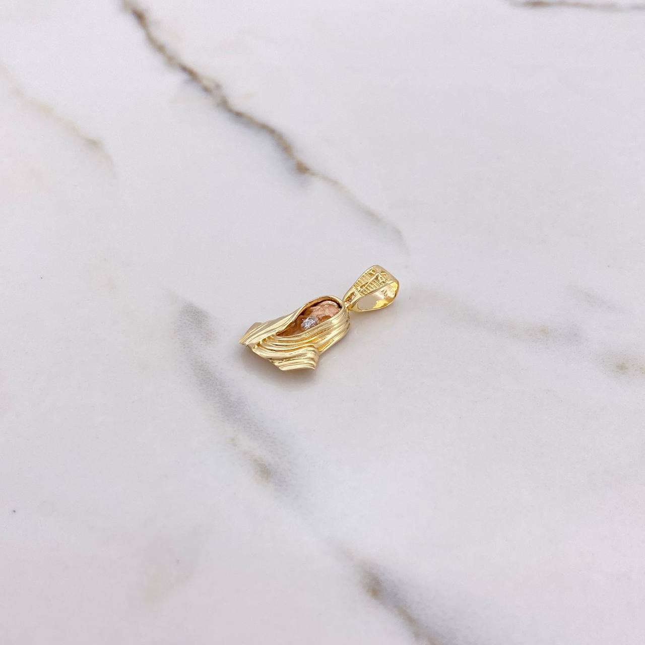 Dije Rostro Cristo 3.5gr / 2.7cm / Tres Oros $