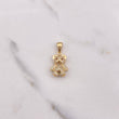 Dije Oso 3.3gr / 2.5cm / Circones Blancos Cafes Oro Amarillo $