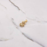 Dije Oso 3.4gr / 2.5cm / Circones Blancos Verdes Oro Amarillo $