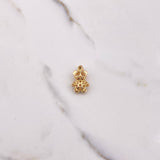 Dije Oso 3.4gr / 2.5cm / Circones Blancos Verdes Oro Amarillo $