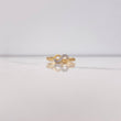 Anillo Infinito Churumbela 1.6gr / T5 1/2 / Circones Blancos Oro Amarillo $