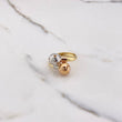 Anillo Tu Y Yo 3.05gr / T6 3/4 / 10mm Tres Oros &
