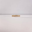 Anillo Churumbela 1.65gr / T8 / Circones Blancos Oro Amarillo $