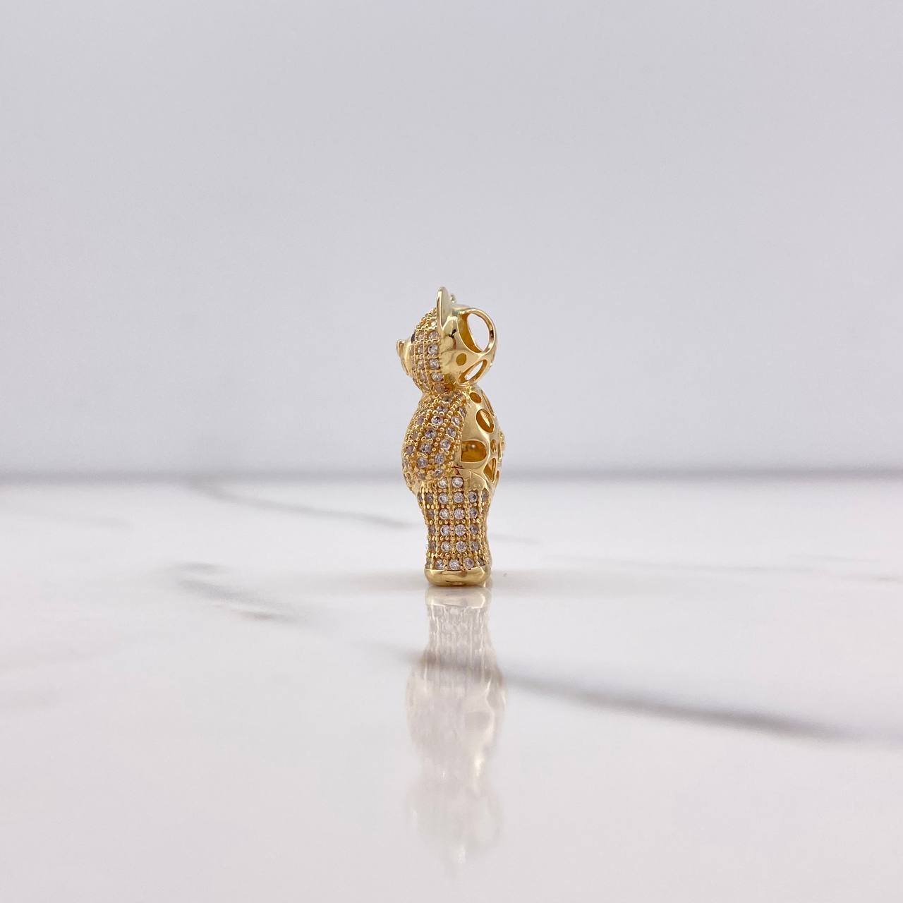 Dije Oso Articulado Sin Cargador 8.25gr / 2.7cm / Circones Blancos Negros Azules Oro Amarillo &