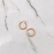 Candongas Zion 1.8gr / 2cm / Oro Rosa $