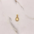 Dije Virgen Milagrosa 0.75gr / 1.7cm / Circones Azules Oro Amarillo $