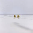 Topos Cruz Gotica 0.65gr / Circon Verde Oro Amarillo $