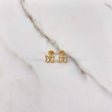 Topos Mariposa 1.2gr / Circones Blancos Oro Amarillo $