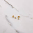 Topos Corazon Troquelado 0.7gr / Circon Verde Oro Amarillo $