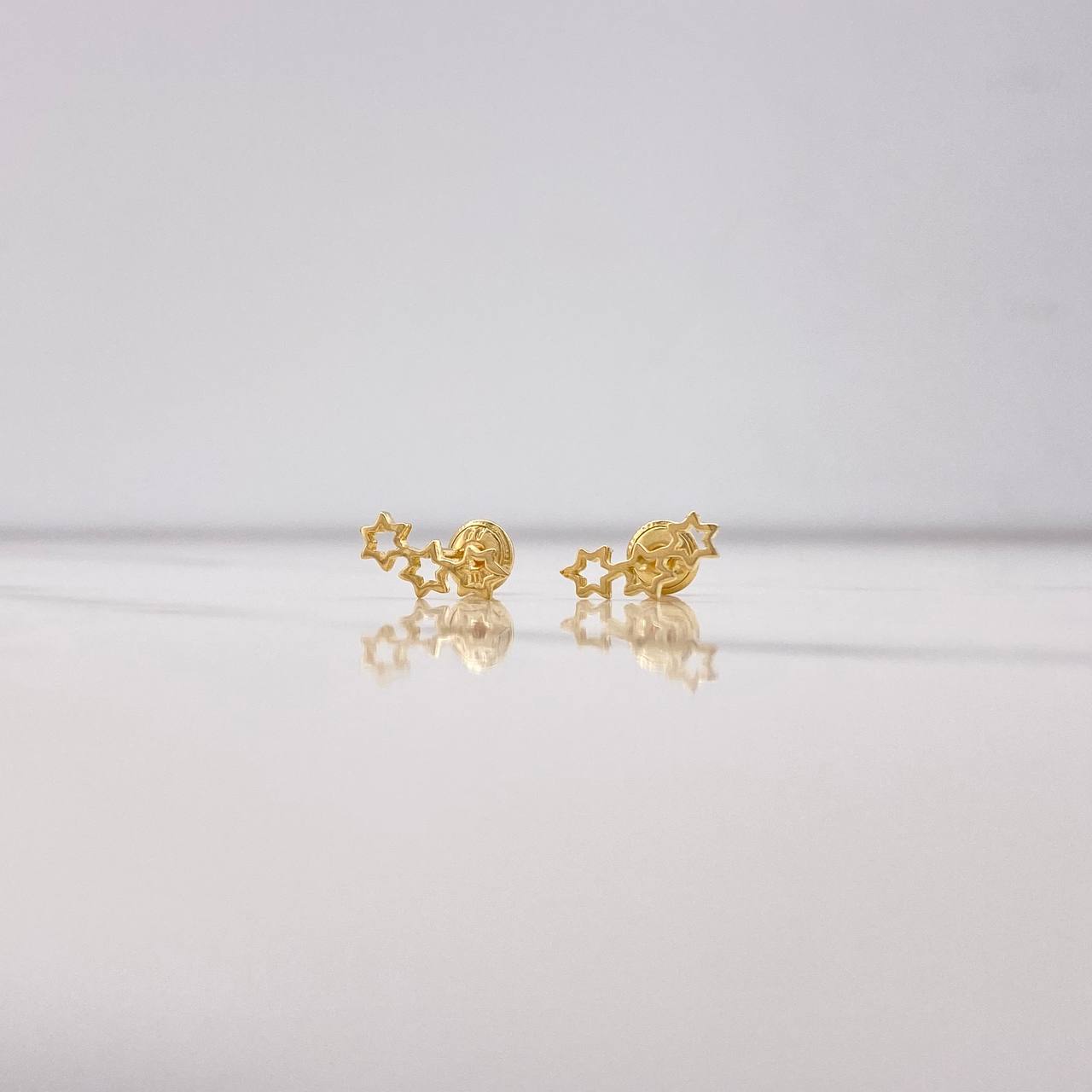 Topos Tres Estrellas 0.9gr / Silueta lisos Oro Amarillo $