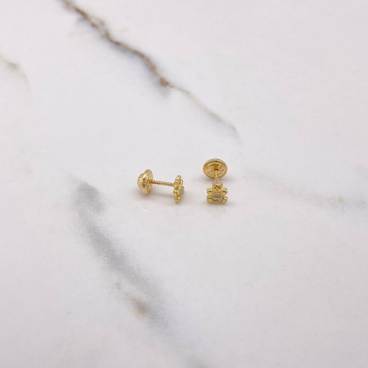 Topos Oso 0.8gr / Circones Blancos Oro Amarillo $